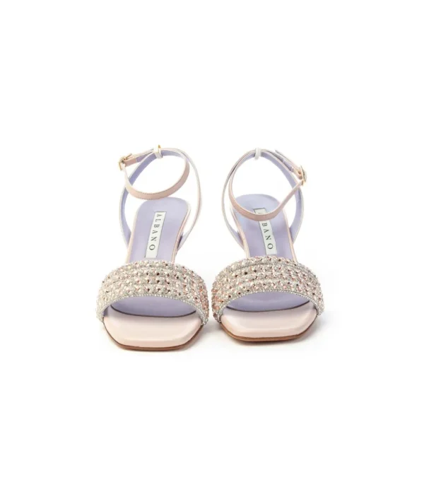Albano Sandalo con tacco e strass 5211 Donna