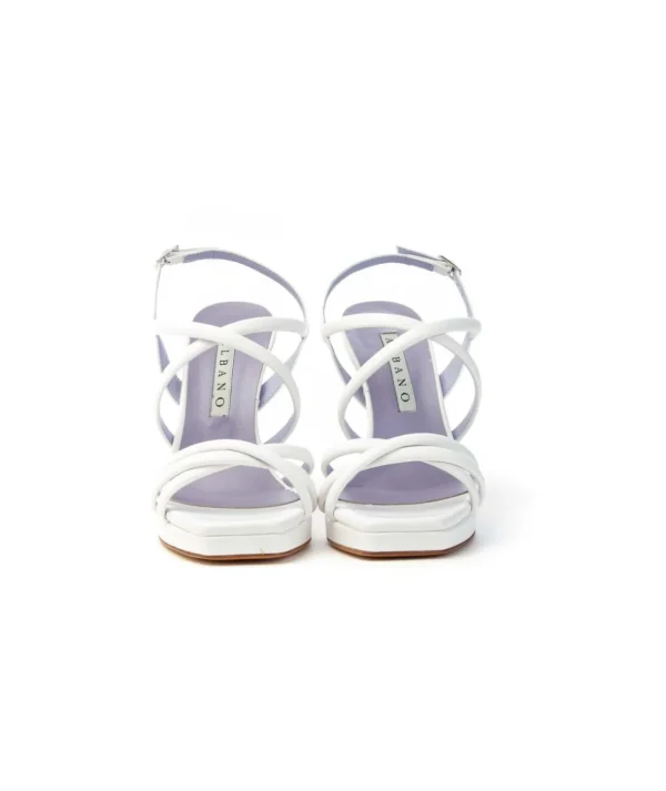Albano Sandalo con tacco in pelle 5217 Donna