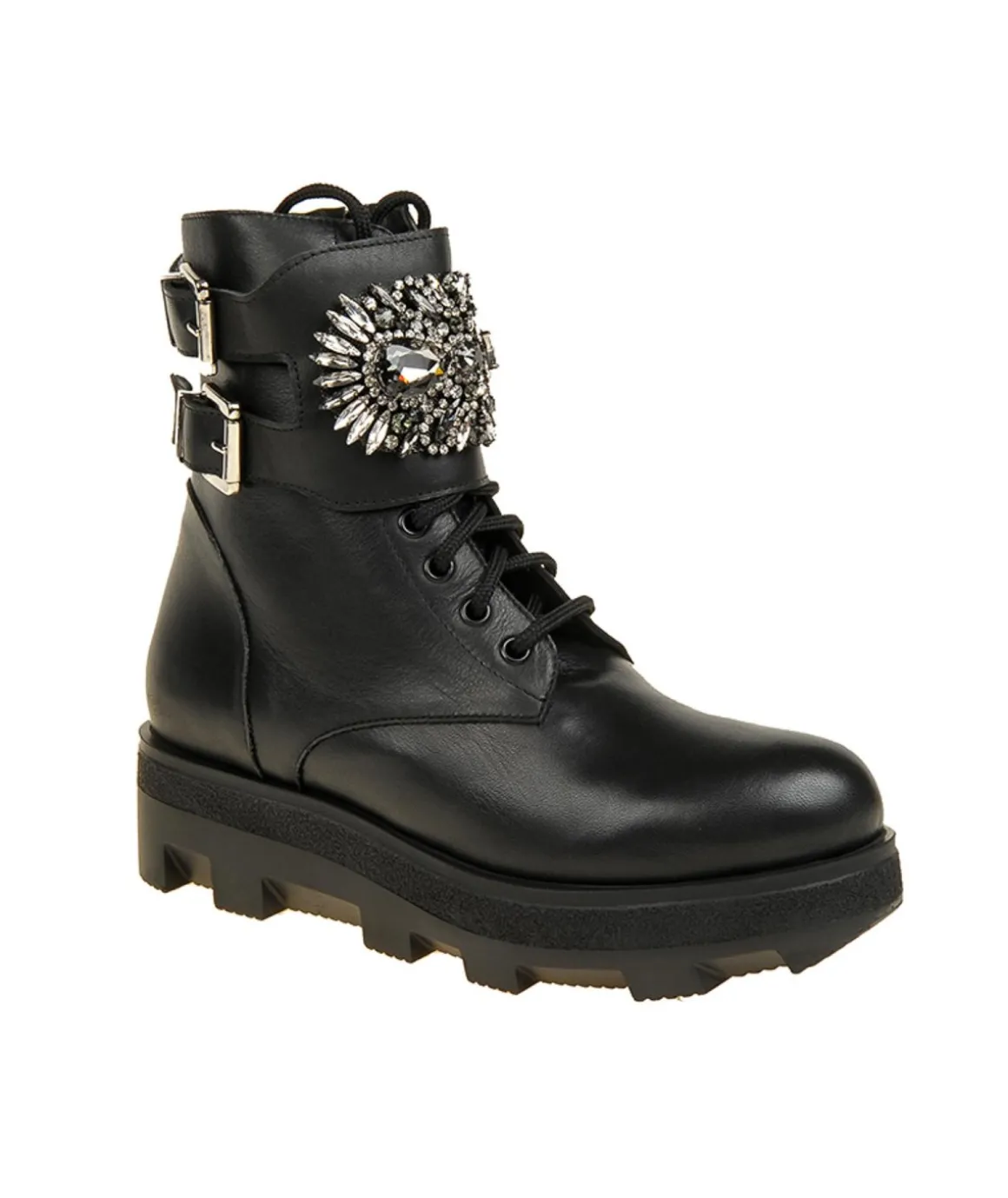 anfibio_horo_in_pelle_con_4.webp Anfibio H'oro in pelle con borchie Donna