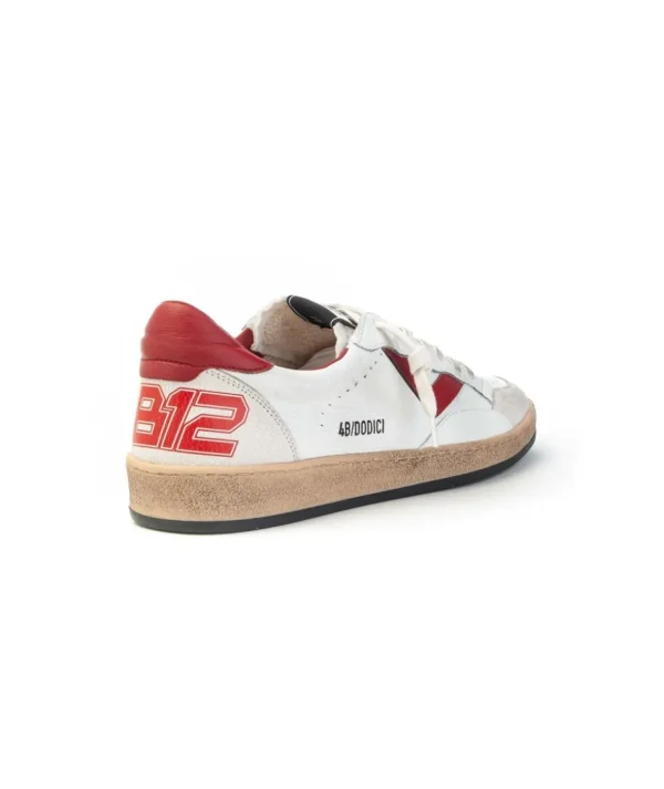 4B12 Playnew-U118 Sneakers Vintage Uomo con lacci