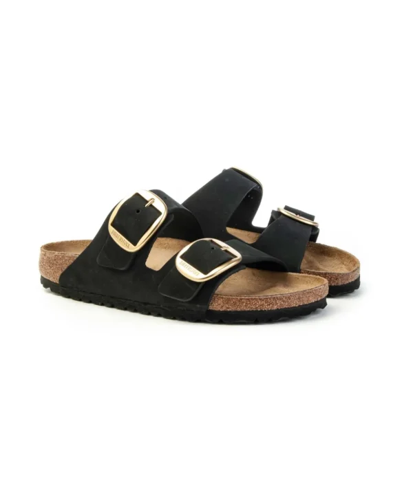 Birkenstock Arizona Big Buckle sandali 1023290 black nubuk