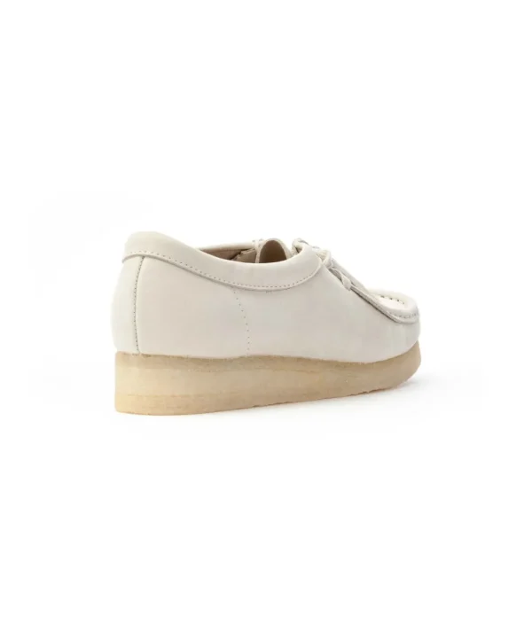 Clarks 165560 Wallabee Woman White