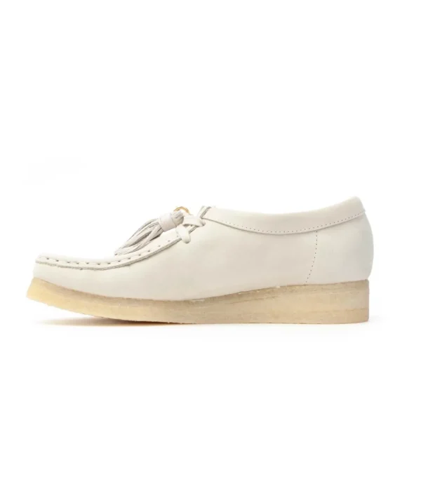 Clarks 165560 Wallabee Woman White