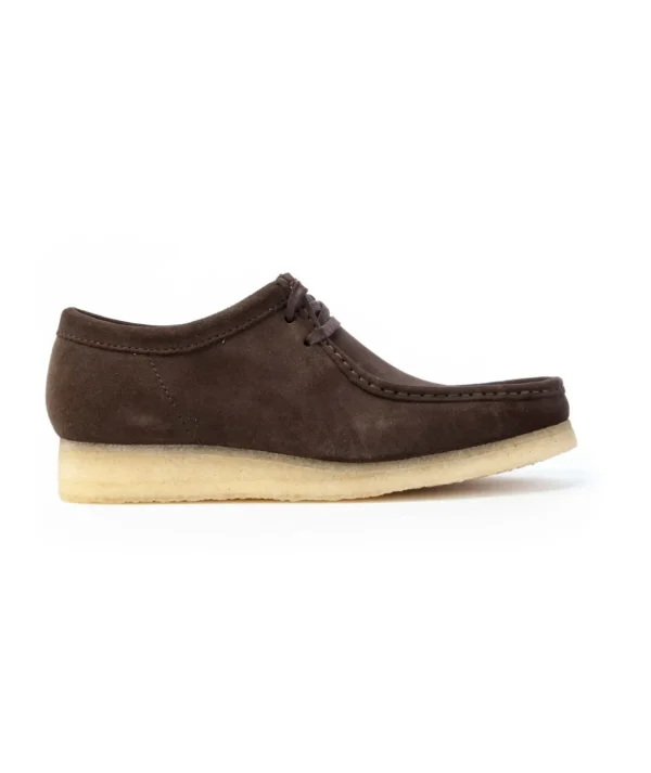 CLARKS ORIGINALS 156606 WALLABE DK BROWN
