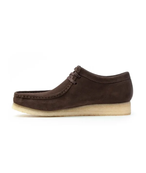 CLARKS ORIGINALS 156606 WALLABE DK BROWN