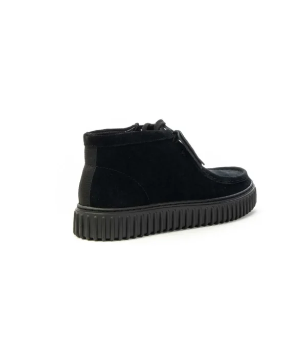 Clarks Polacco Lacci Torhill Hi 173664 In Camoscio Uomo