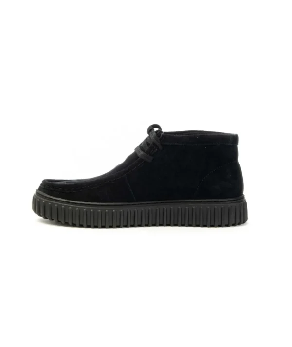Clarks Polacco Lacci Torhill Hi 173664 In Camoscio Uomo