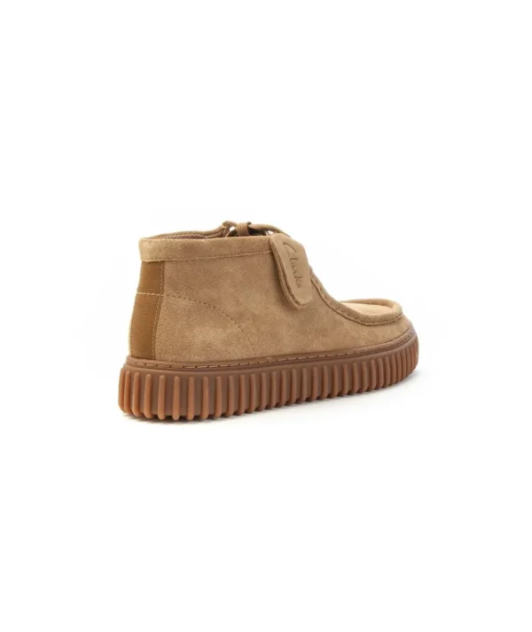 Clarks Polacco Torhill Hi 173663 Lacci In Camoscio Uomo