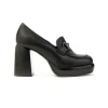 Curiosite` scarpe 2139 Mocassino Morsetto con plateau donna