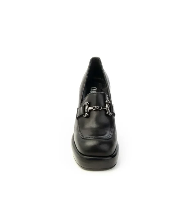 Curiosite` scarpe 2139 Mocassino Morsetto con plateau donna