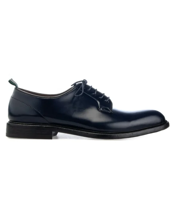 derby green george 3029 con lacci e fondo cuoio