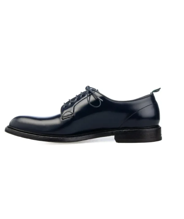 derby green george 3029 con lacci e fondo cuoio