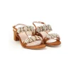 EDDICUOMO B16/205 SANDALO FASCE STRASS