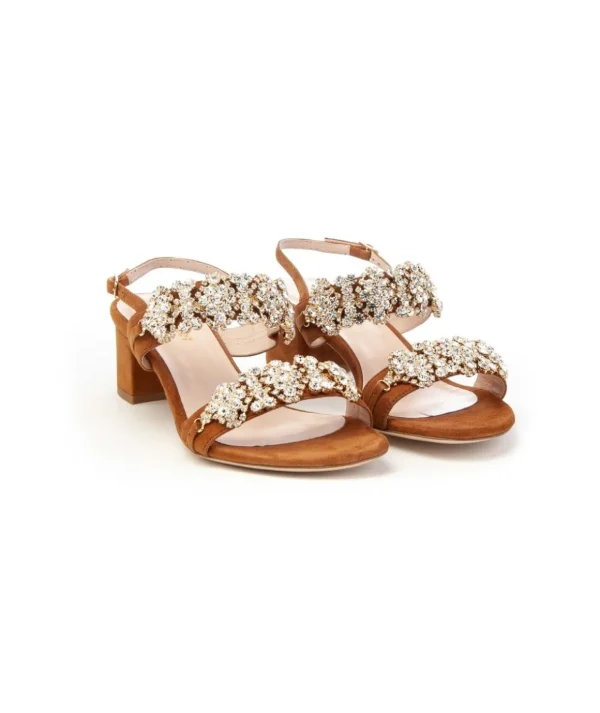 EDDICUOMO B16/205 SANDALO FASCE STRASS