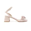 Emanuela Passeri P296 Sandalo Fiori Tacco 60 Leone Shoes