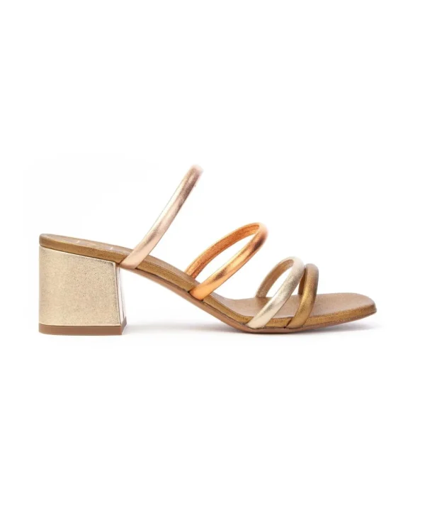 Franco Russo 9804 Sandalo Listelli Multi Donna