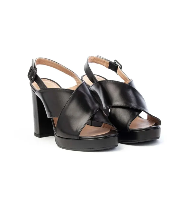 Franco Russo 5713 Sandalo Plateu Cross Donna