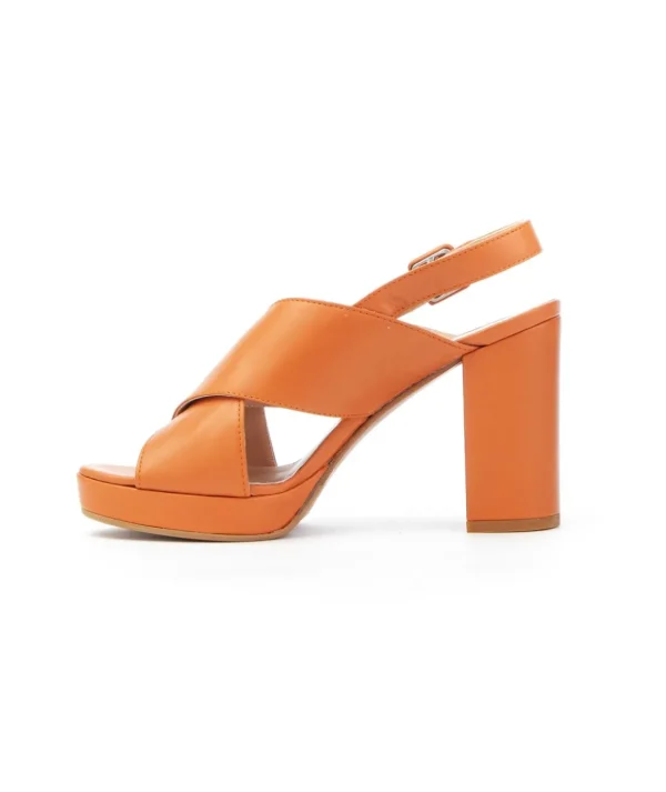 Franco Russo 5713 Sandalo Plateu Cross Donna