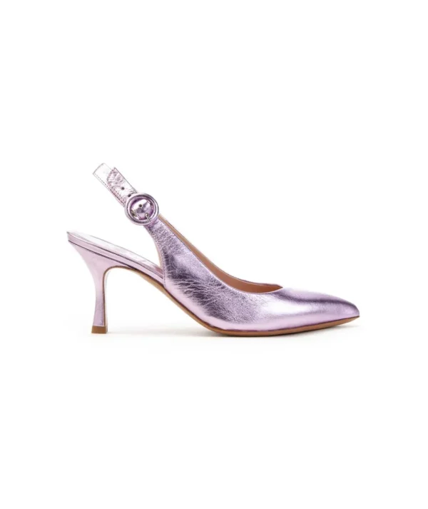 Franco Russo slingback 1902s nappa laminata made in italy