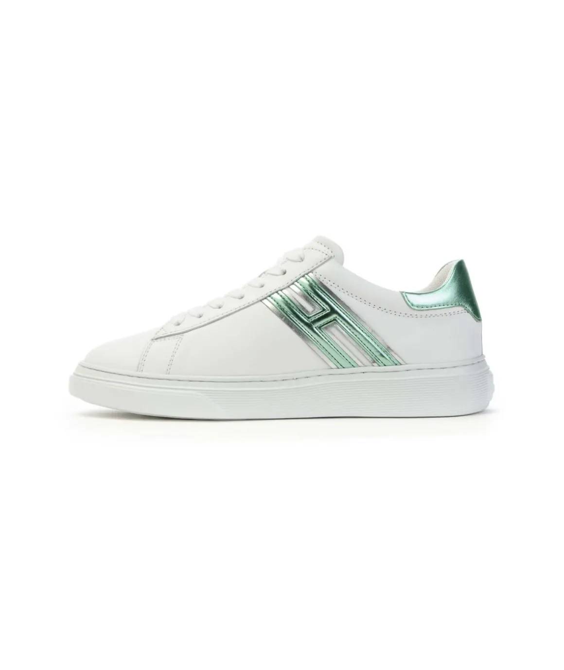 hogan_scarpe_sneakers_don_3.webp Hogan Scarpe Sneakers donna H365 Verde Bianco