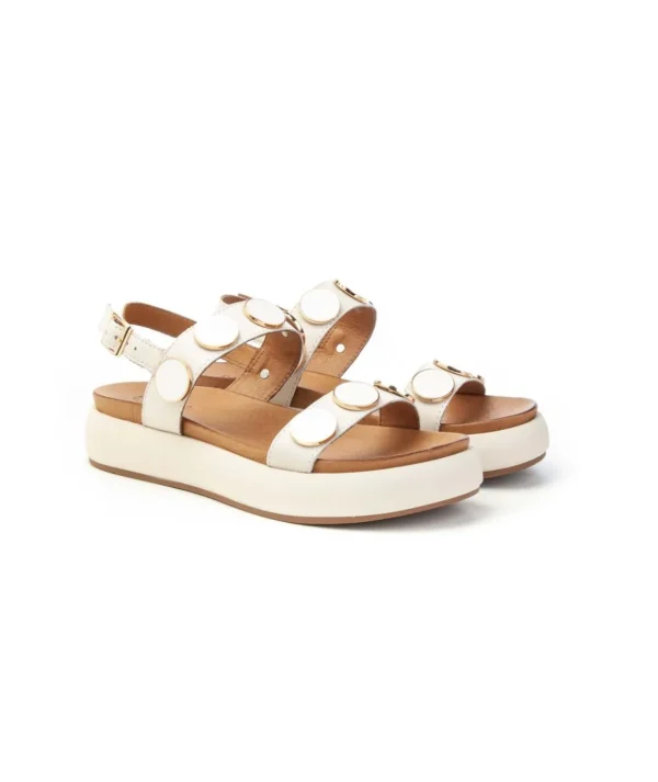 Inuovo Sandalo Fasce A96009 Donna Con Accessorio