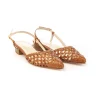 Kess slingback 21548 intrecciato a mano