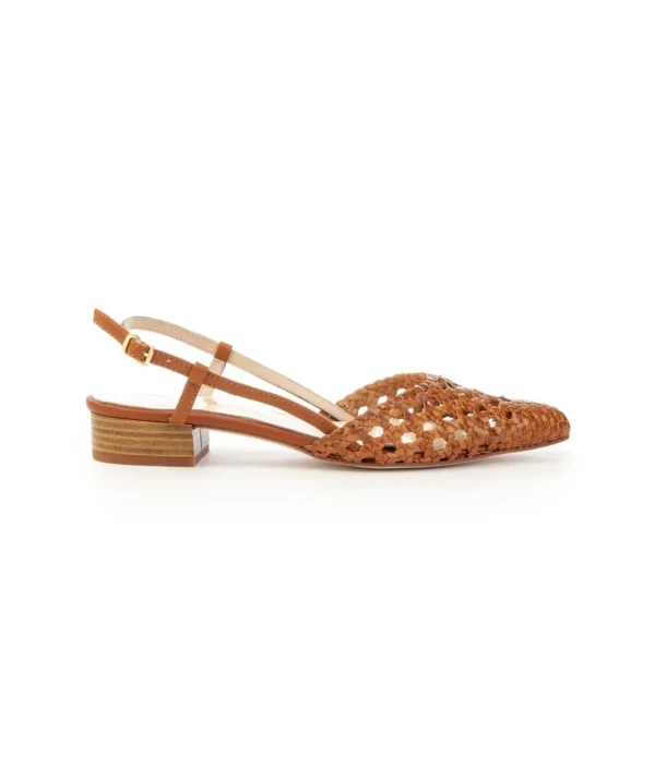 Kess slingback 21548 intrecciato a mano