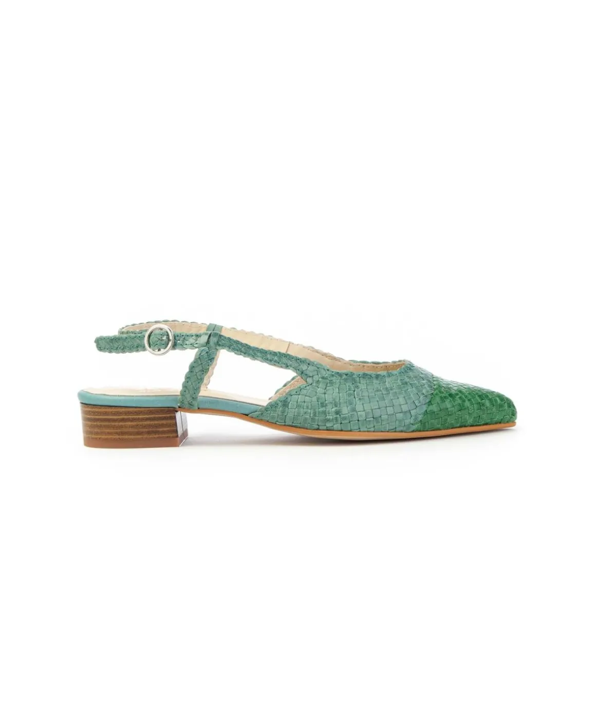 kess_slingback__intreccia_1.webp Kess Slingback 24751 Intrecciata Tacco 30mm