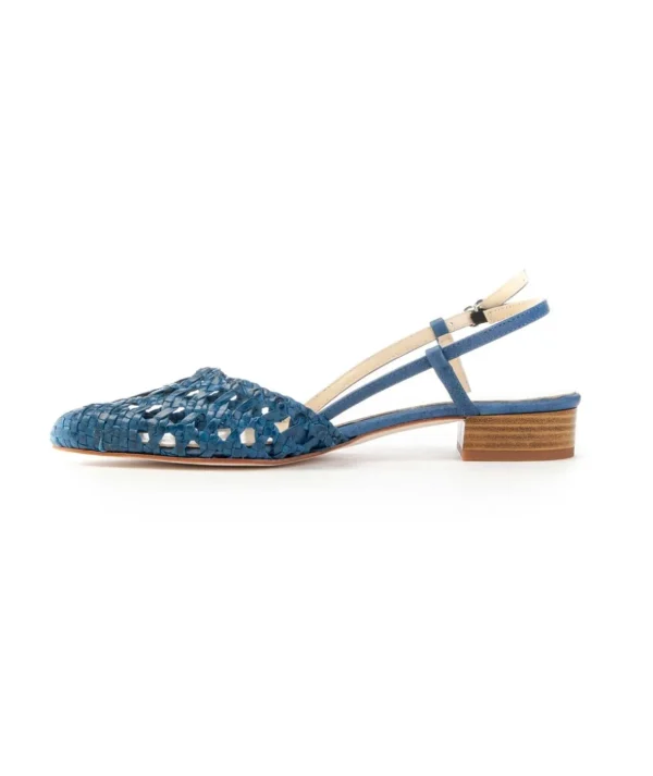 Kess slingback 21548 intrecciato a mano