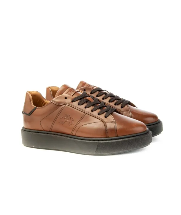 La Martina Sneakers Uomo Lfm242.001 Tennis Allacciata