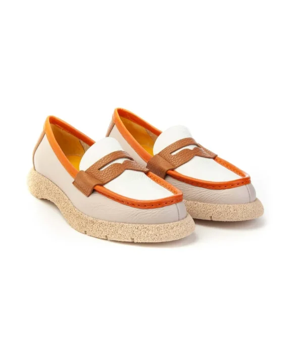 MARA BINI S146 MOCASSINO BICOLORE