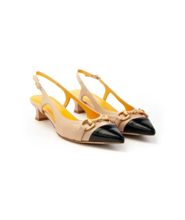 MARA BINI S151 SLINGBACK BICOLORE