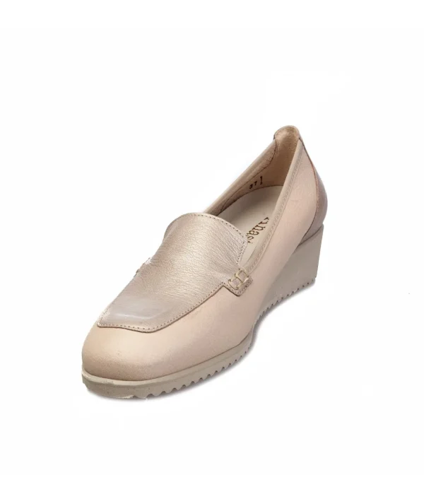 Mocassino con zeppa 4 cm Anastasio 1056 Donna
