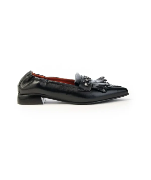 Mocassino Mjus T98107 Con Frangia E Borchie Donna