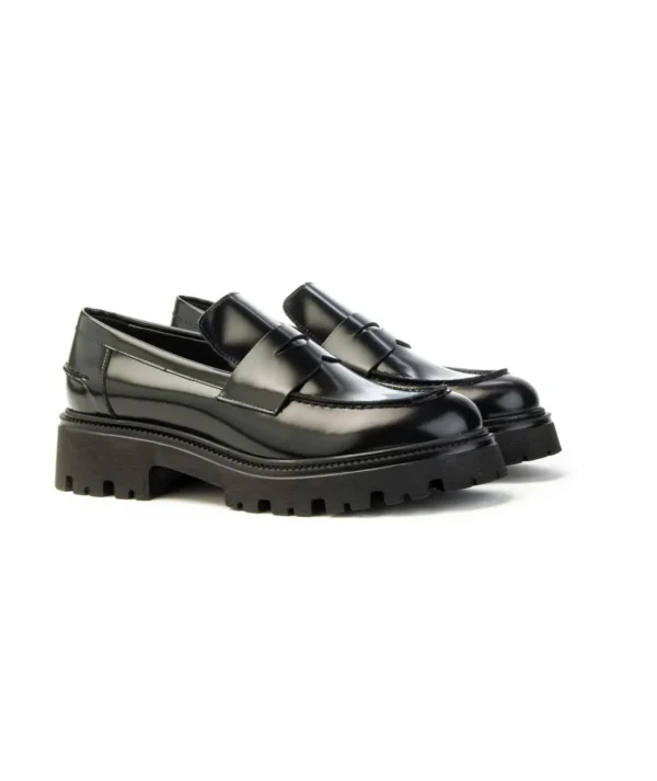 Mocassino VSL 7270 4021 Dominga in vitello spazzolato Donna