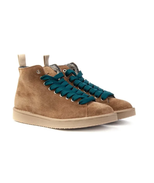 Panchic Polacchino P01M00700332141 lacci suede faux fur Uomo