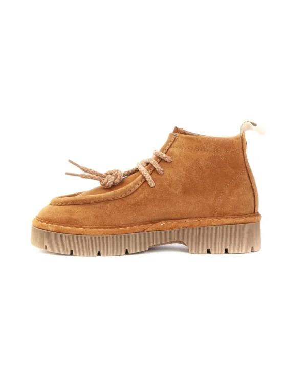 Panchic Polacco P99W0020042D016 con lacci Ankle Boot suede faux fur Donna