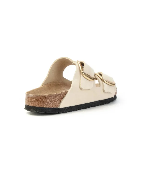 Sandali Birkenstock Arizona 1026585 Big Buckle nubuk Ecru