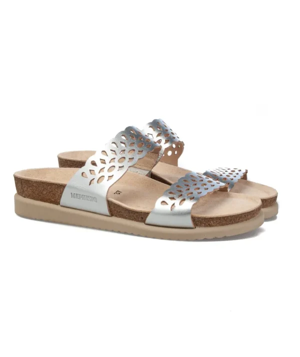 Sandalo a ciabatta due fasce Mephisto Hennie Donna