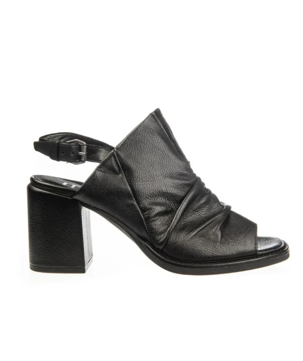 Sandalo Accollato con Tacco MJUS ROXY 862001 in Pelle di Vitello Donna