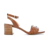 Sandalo con fascia intrecciata e tacco 6 cm Pedro Miralles 17156 Donna