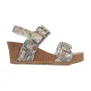 Sandalo con zeppa 6 cm a due fasce Mephisto Lissandra Donna