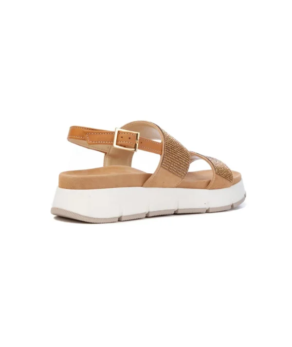 Sandalo due fascie e strass Alexia 202 Donna