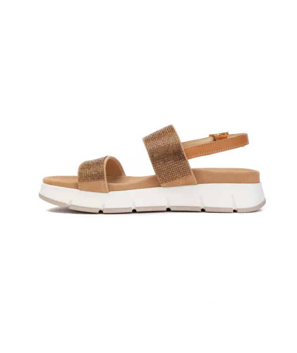 Sandalo due fascie e strass Alexia 202 Donna
