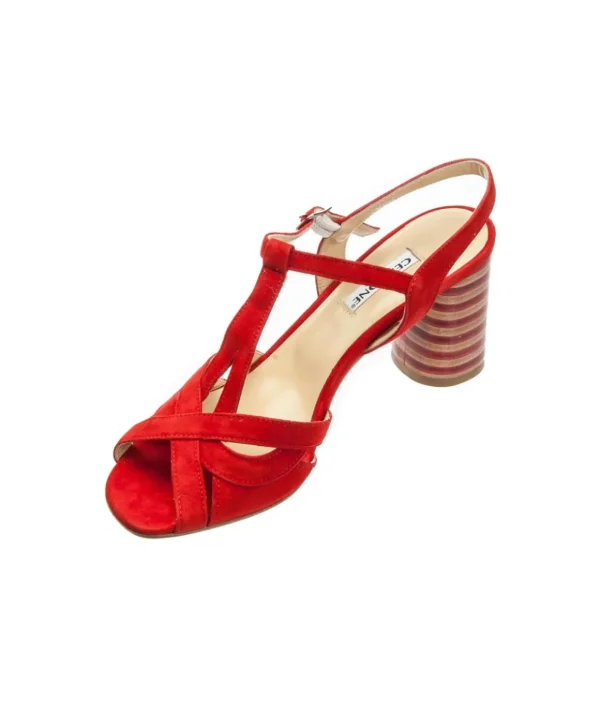 Sandalo in camoscio con Tacco 7 cm Cervone 2014 Donna