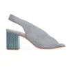 Sandalo in camoscio tacco 8 cm 5259 T80 Donna