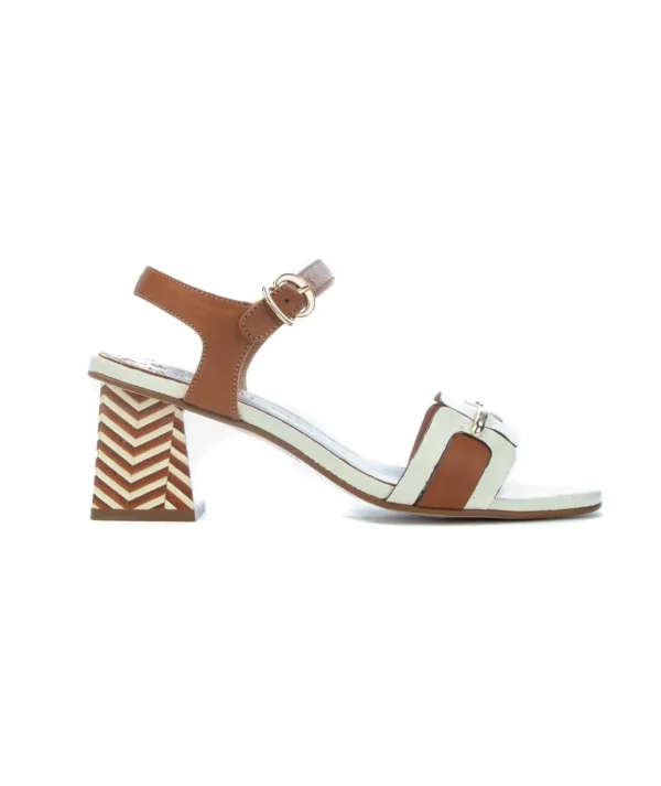Sandalo in pelle con tacco 7 cm Pedro Miralles 17184 Donna