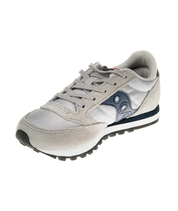SAUCONY JAZZ ORIGINAL KIDS GREY/NAVY LAC