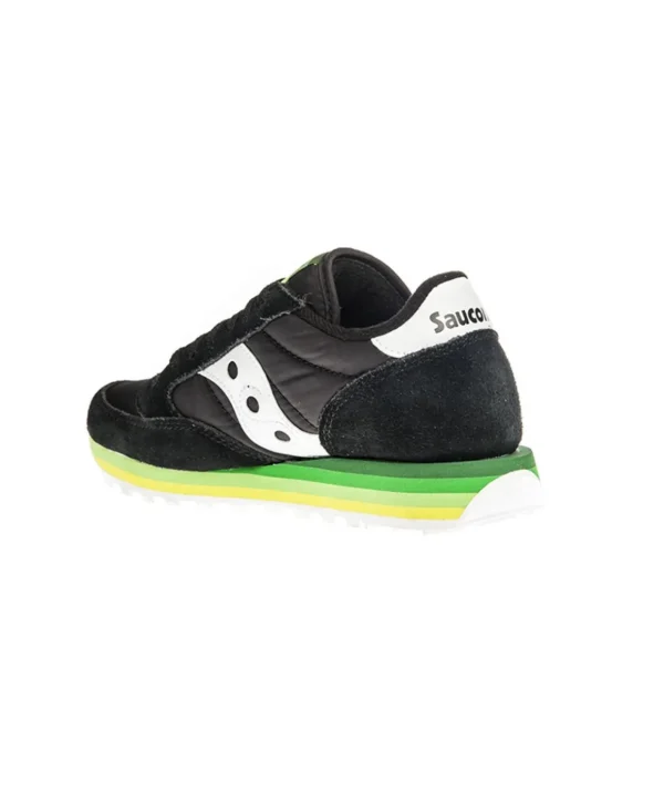 SAUCONY JAZZ RAINBOW SNEAKER BLK/GREEN