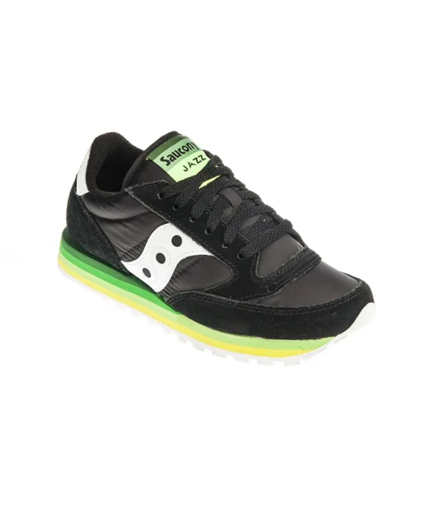 SAUCONY JAZZ RAINBOW SNEAKER BLK/GREEN
